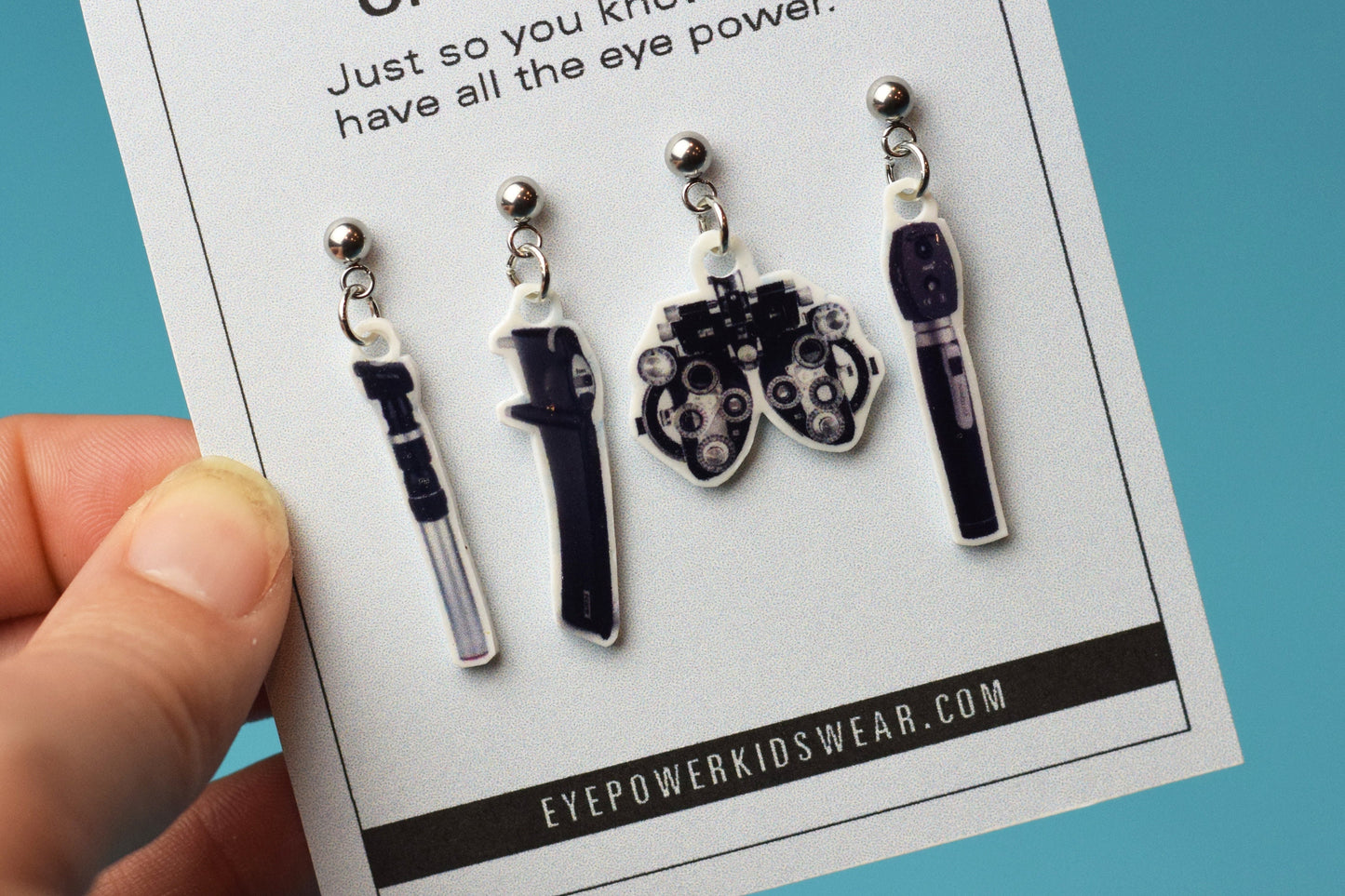 Optometry Tool Earrings, Optometrist, Eye Dr Gift, Optometry Gift, Eye, Doctor,
