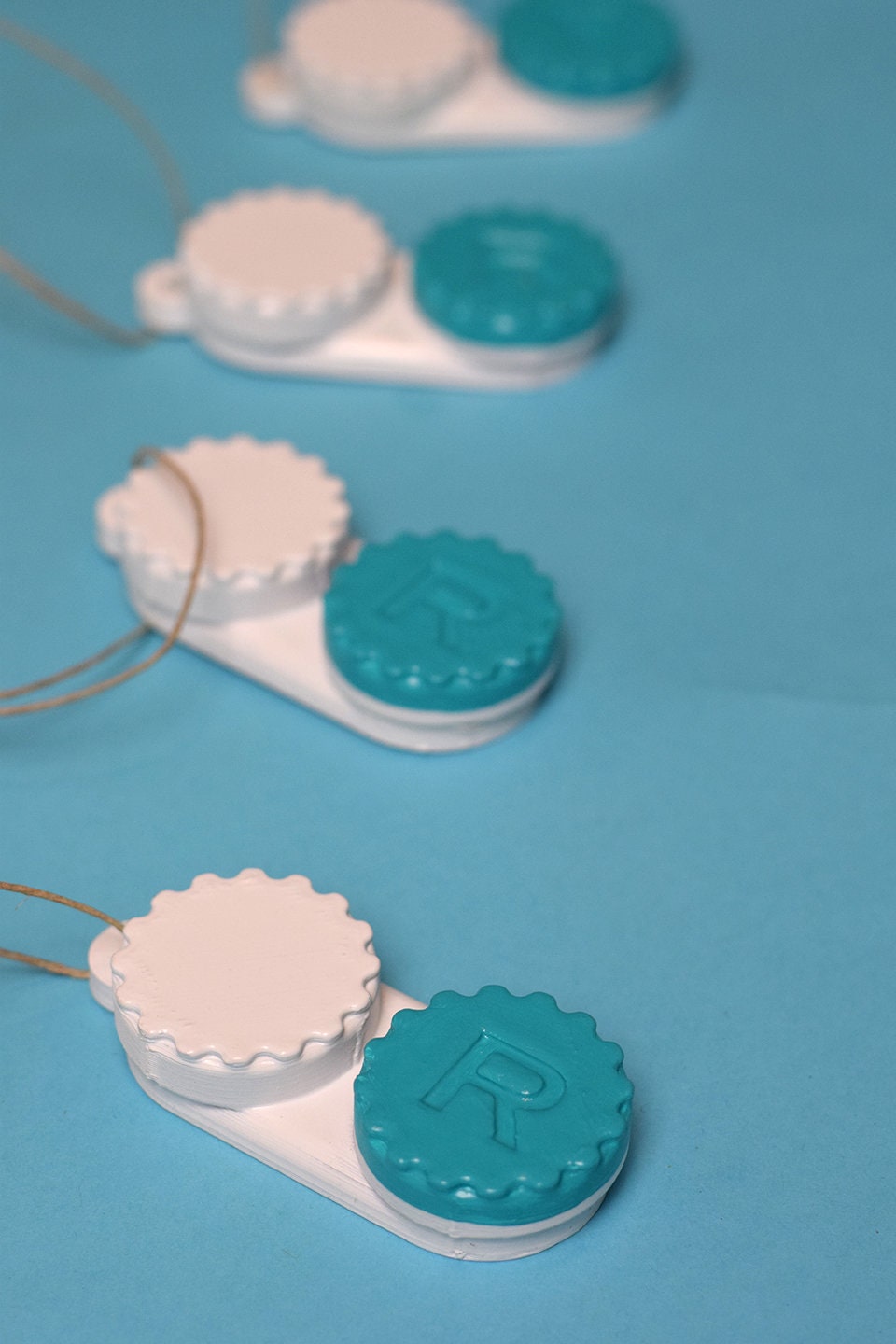 Contact case Christmas ornament, Optometry Christmas ornament, Optometry gift, Optometrist, contact lens, Hand made, Eye Doctor, Eye Power