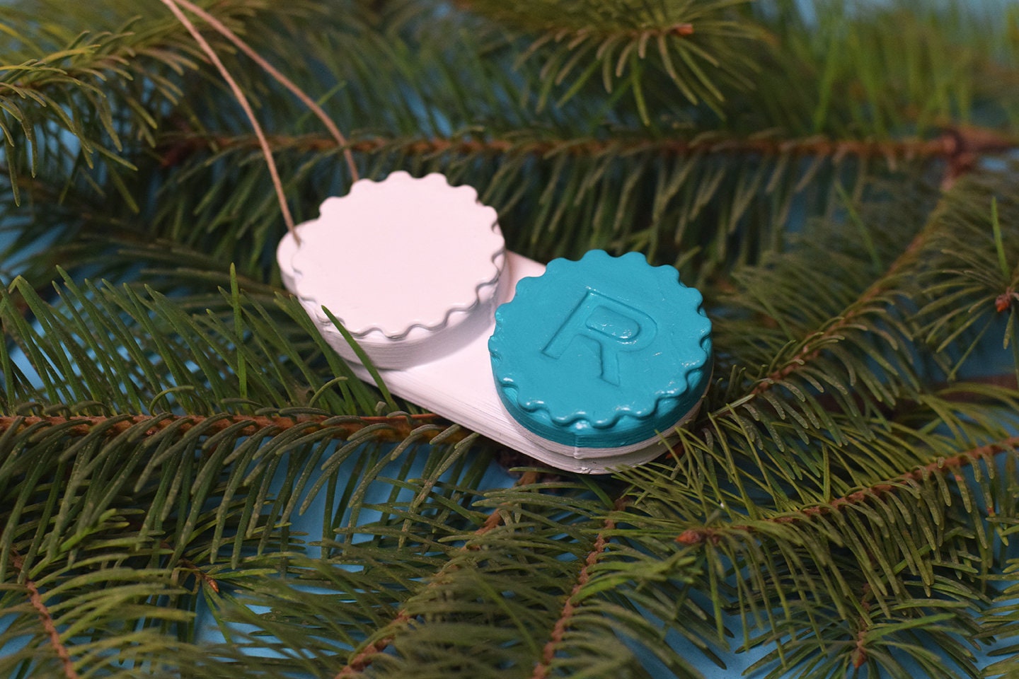 Contact case Christmas ornament, Optometry Christmas ornament, Optometry gift, Optometrist, contact lens, Hand made, Eye Doctor, Eye Power