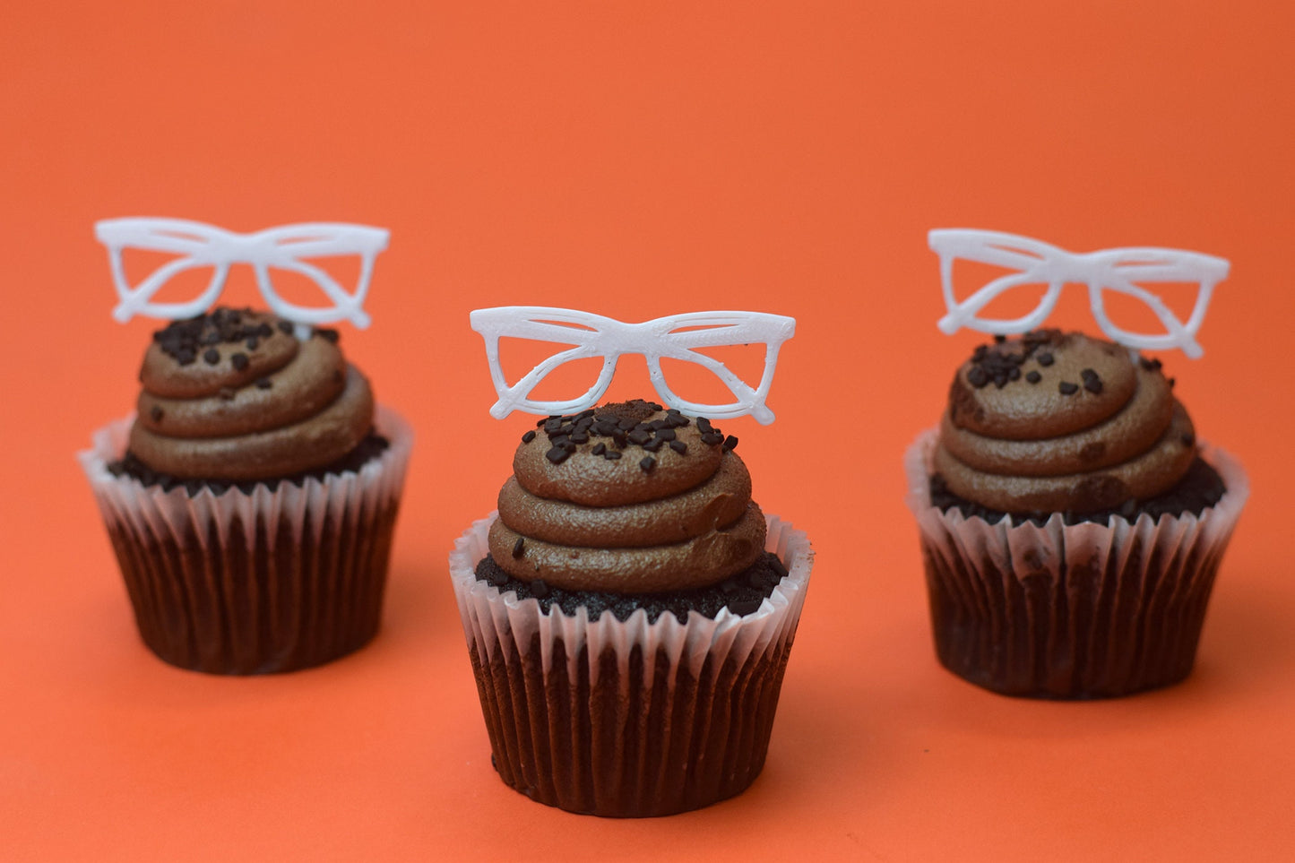 Glasses Cupcake toppers, Optometry gift, Optometrist, Eye doctor, doctor cupcake topper, Optical cupcake topper, graduation, Eye Power