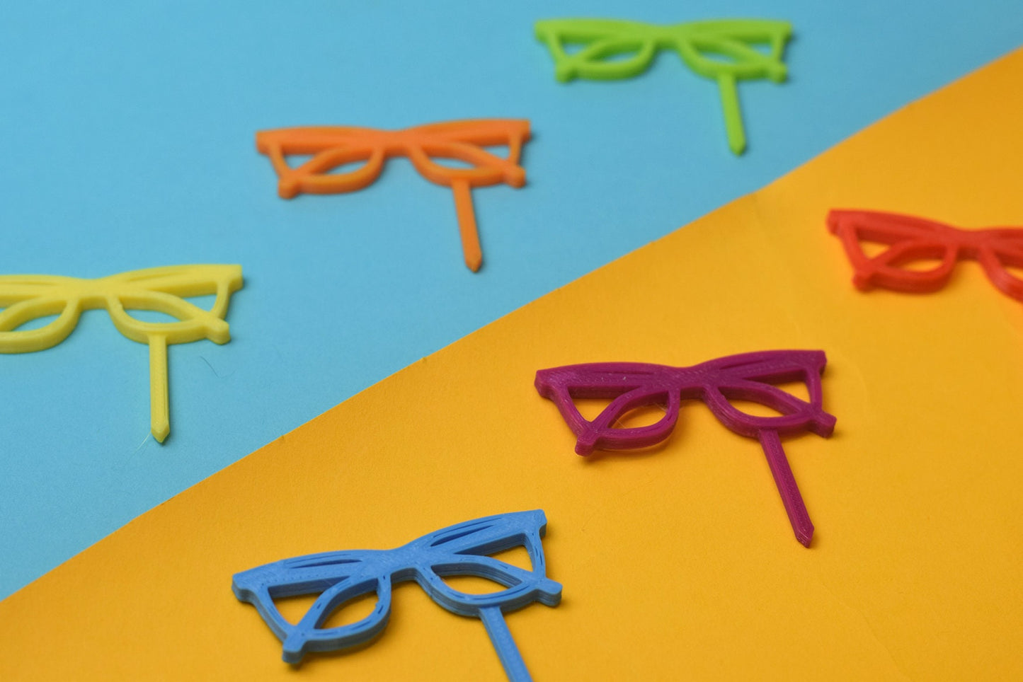 Glasses rainbow Cupcake toppers, Optometry gift, Optometrist, Eye doctor, doctor cupcake topper, Optical cupcake topper, graduation, Eye