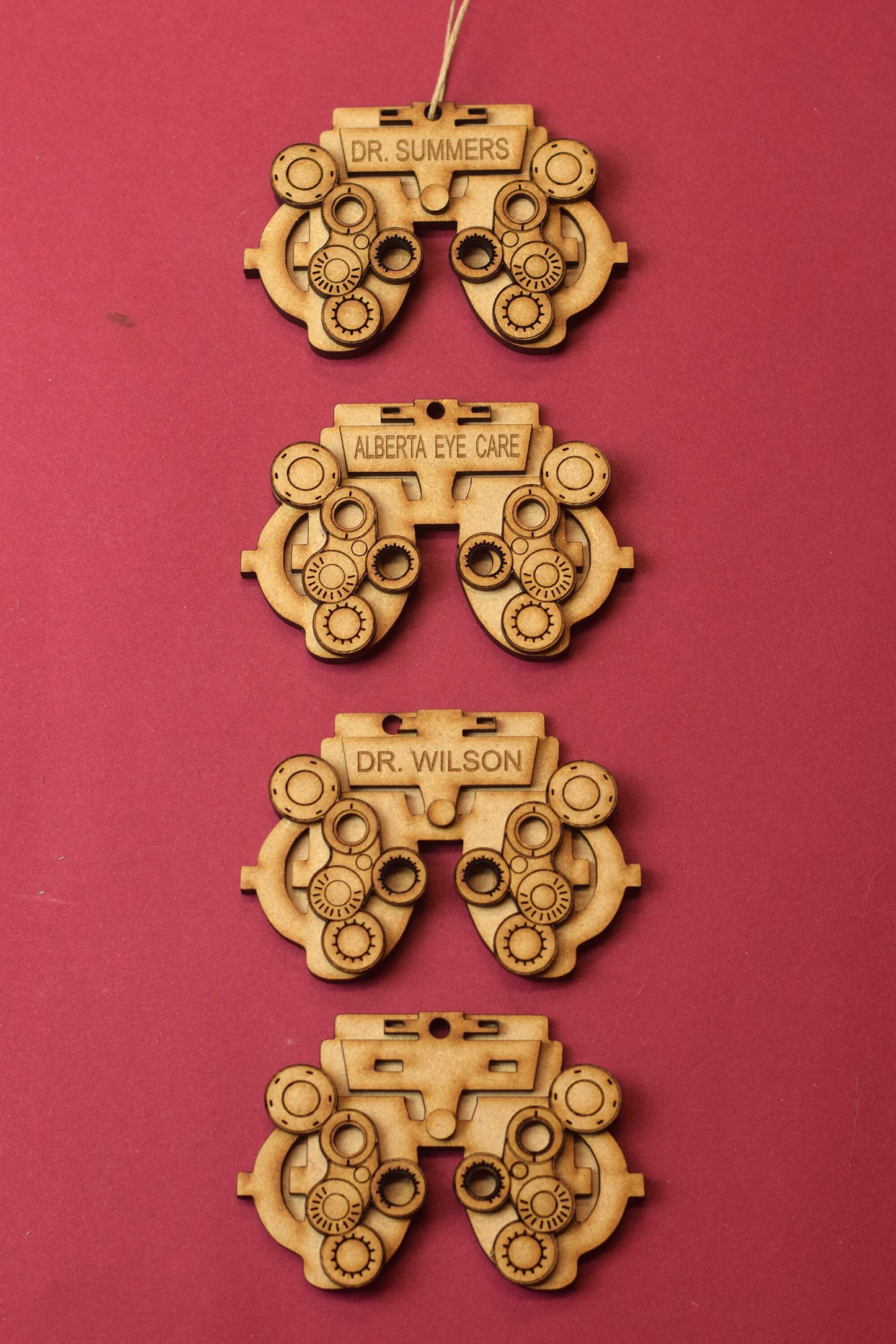 Wood Phoropter Christmas ornament, Optometry ornament, optometrist, Eye doctor, Optometry gift, Phoropter, Custom doctor gift, Eye Power,