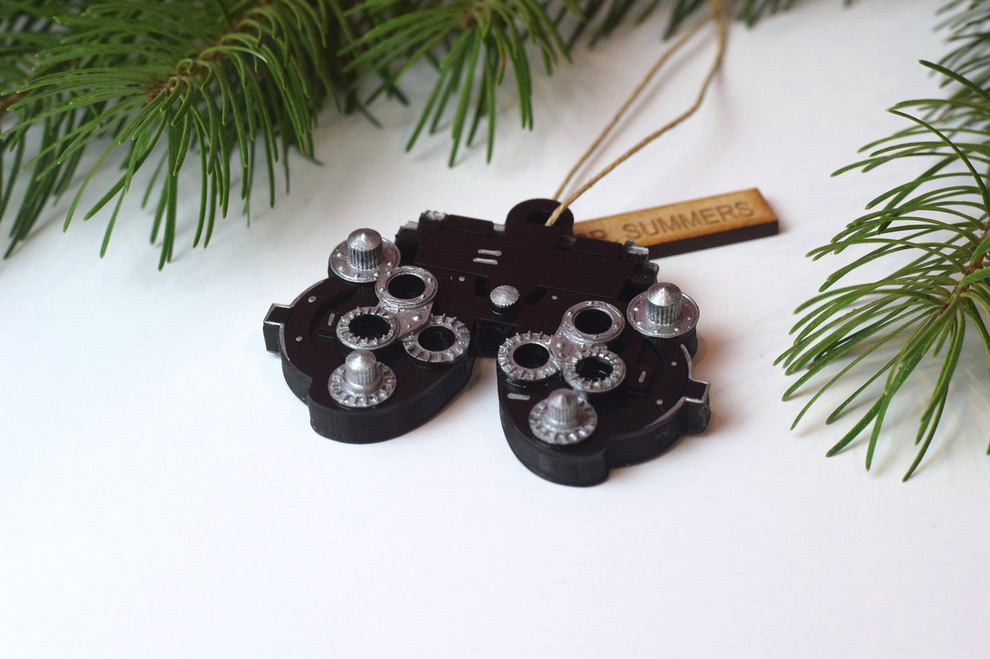 Phoropter Christmas ornament, Optometry ornament, optometrist, Eye doctor, Optometry gift, Phoropter, Hand painted, Hand made, Eye Power,