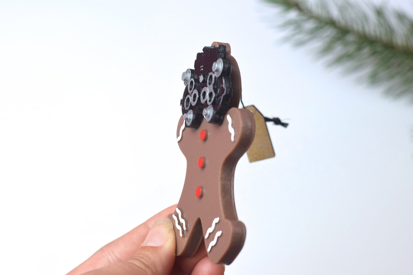 Eye Doctor Gingerbread man Christmas ornament, optometry Christmas ornament, Optometry gift, Optometrist, Phoropter ornament, Eye Power