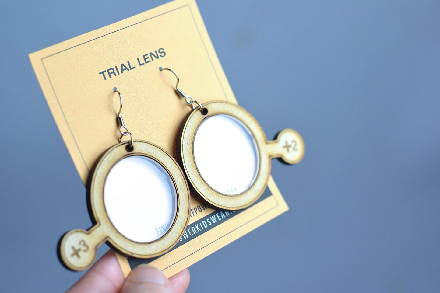 Trial lens earrings, Optometry Gift, Optometrist, Eye Dr Gift, Optometry earrings, Glasses earrings, eye earrings, Glasses gift, Eye power