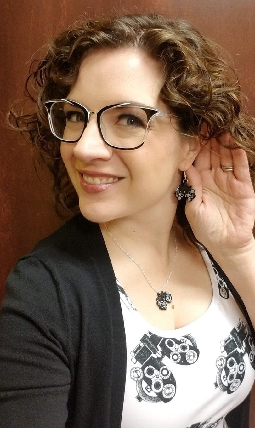 Phoropter pendant necklace