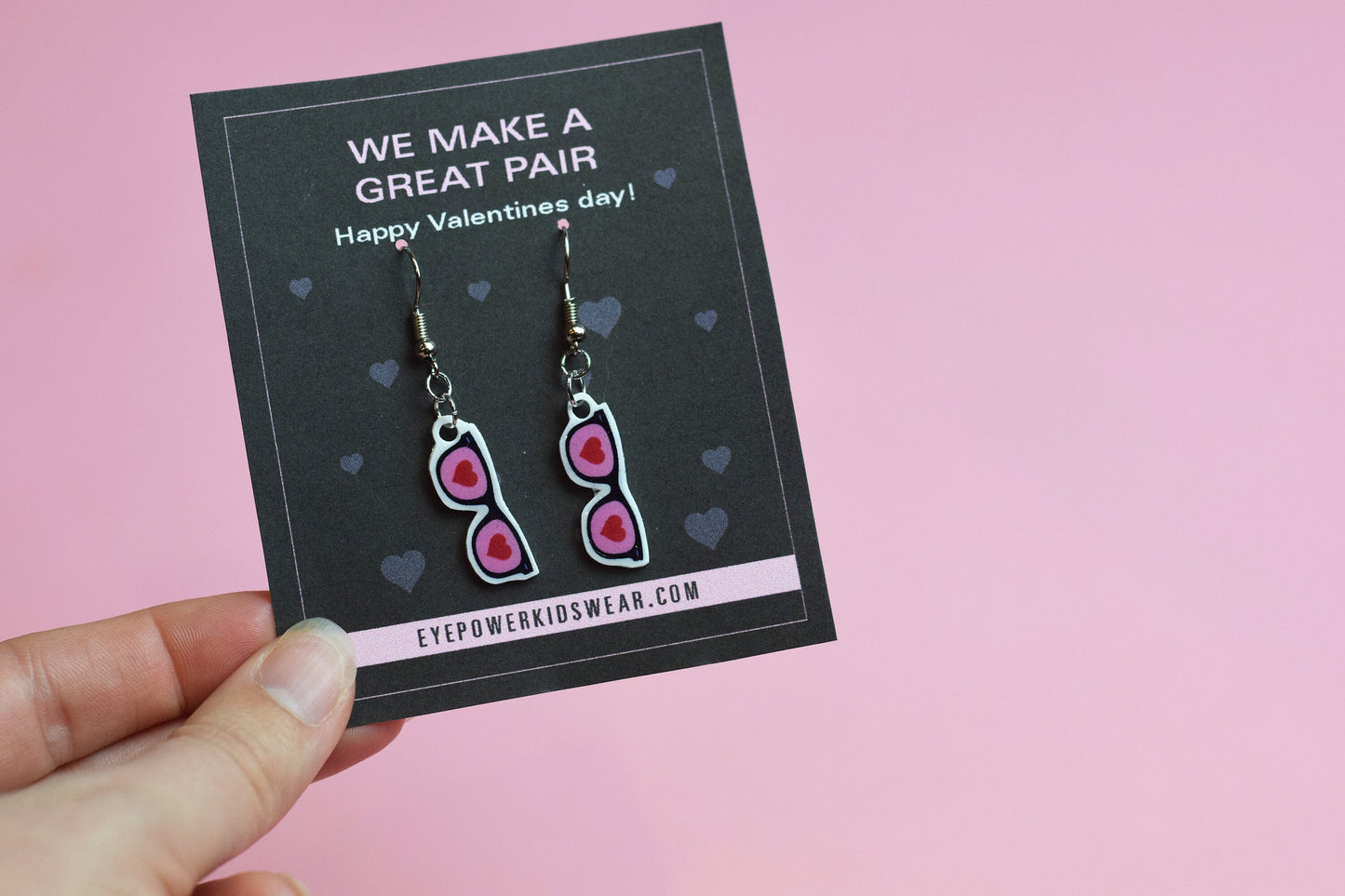 Valentines Glasses earrings, Optometry Gift, Optometrist, Eye Dr Gift, Eye, Doctor, Glasses