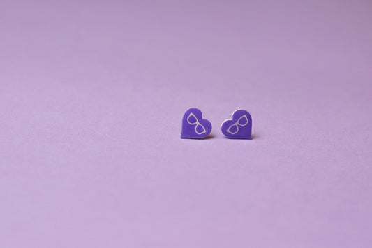 Glasses heart earrings, Optometry Gift, Optometrist, Eye Dr Gift, Eye, Doctor, Glasses, glasses earrings, optical, Eye Power, eyepower