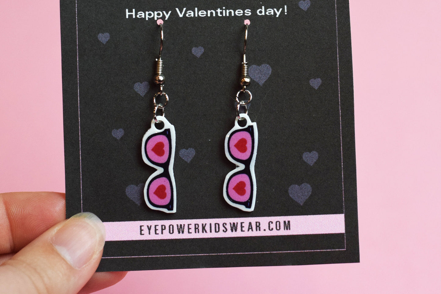 Valentines Glasses earrings, Optometry Gift, Optometrist, Eye Dr Gift, Eye, Doctor, Glasses