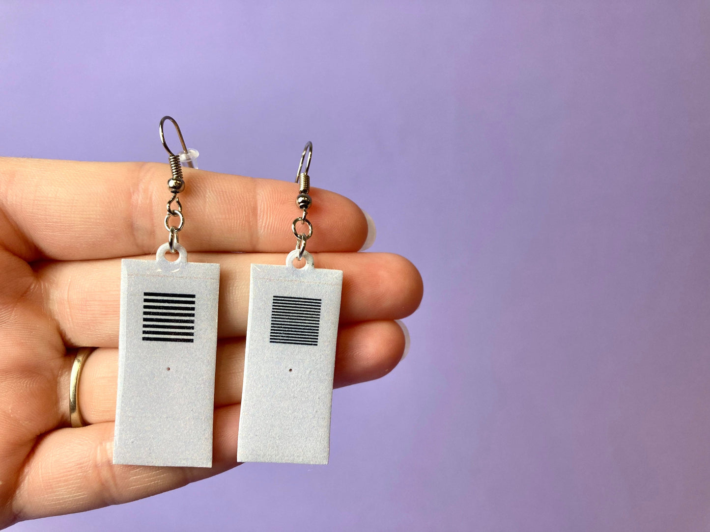 Acuity Teller Card earrings, Optometry Gift, Optometrist, Eye Dr Gift, Eye, Doctor, Glasses,