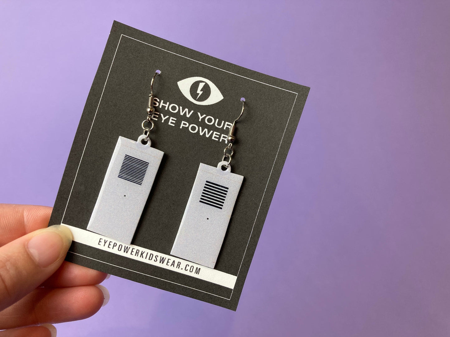 Acuity Teller Card earrings, Optometry Gift, Optometrist, Eye Dr Gift, Eye, Doctor, Glasses,