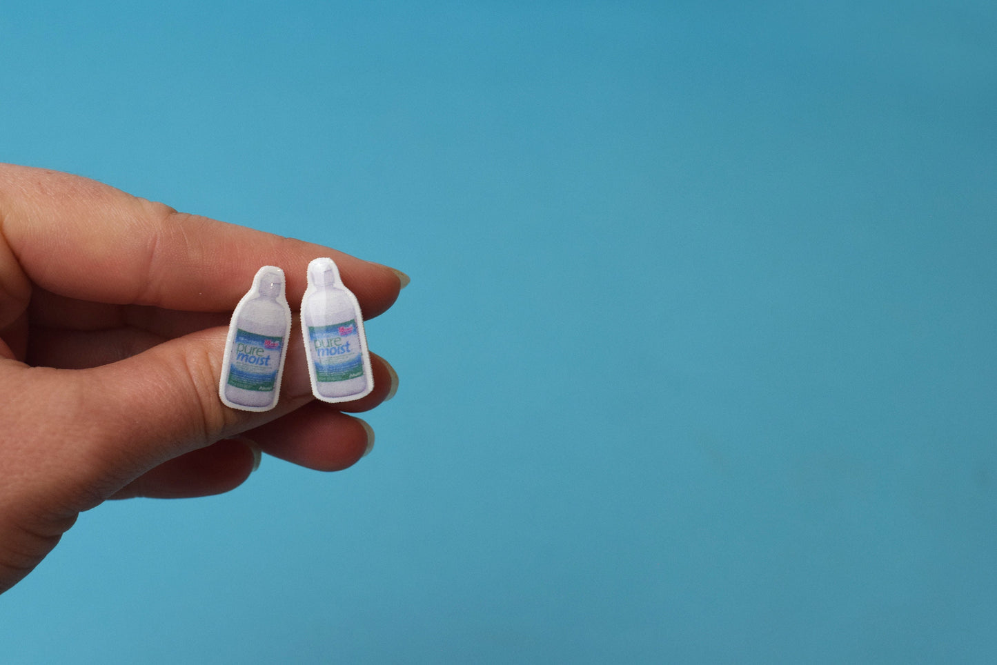 Contact solution earrings, Optometry Earrings, Optometry Gift, Optometrist, Eye Dr Gift, Eye, Doctor,