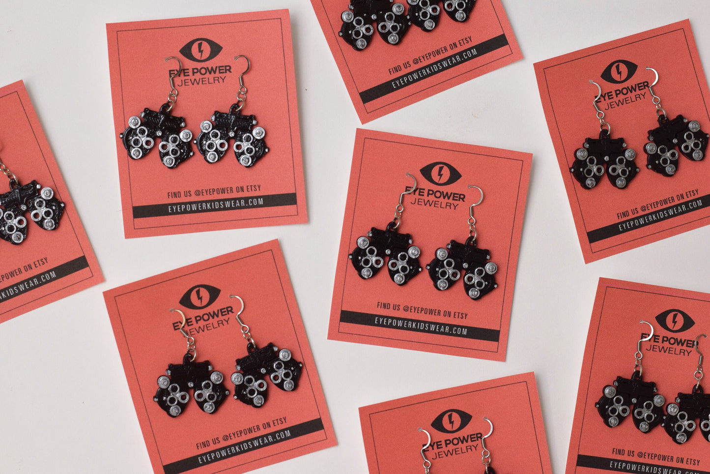 Phoropter earrings, optometry jewelry, eye doctor earrings, eye doctor jewelry, phoropter, eye jewelry, optometrist gift, optometry gift
