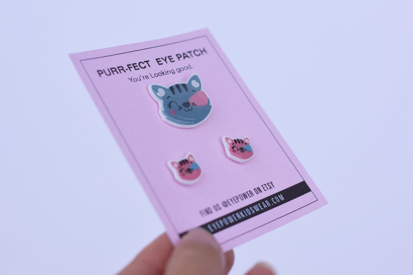 Eye patch cat pin and earring set, Eye Patch, Optometry Gift, Optometrist, Eye Dr Gift, Eye, Doctor, Patchaversary, Patching award