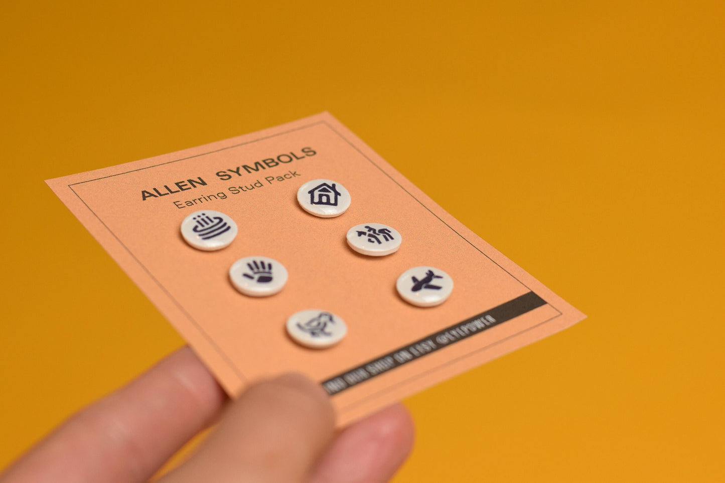 Eye Chart Earrings, Allen Eye Chart Jewelry