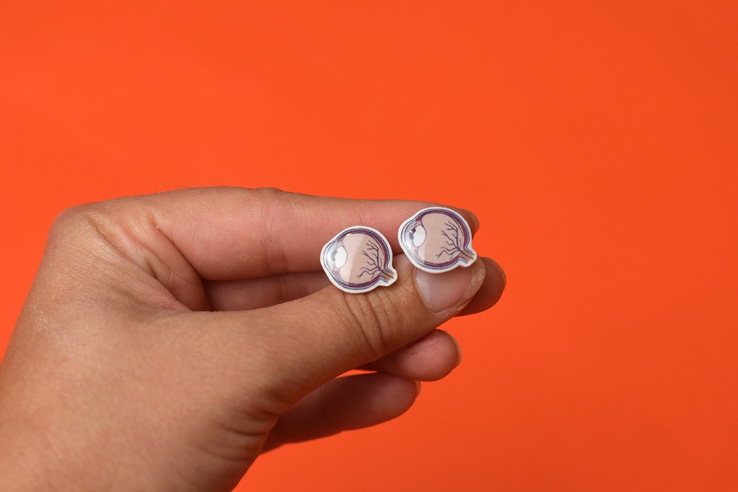 Eye anatomy stud Earrings, eye, eye anatomy jewelry, optometrist, optometry gift, Optometry earrings, Eye doctor, Hand made, Eye Power