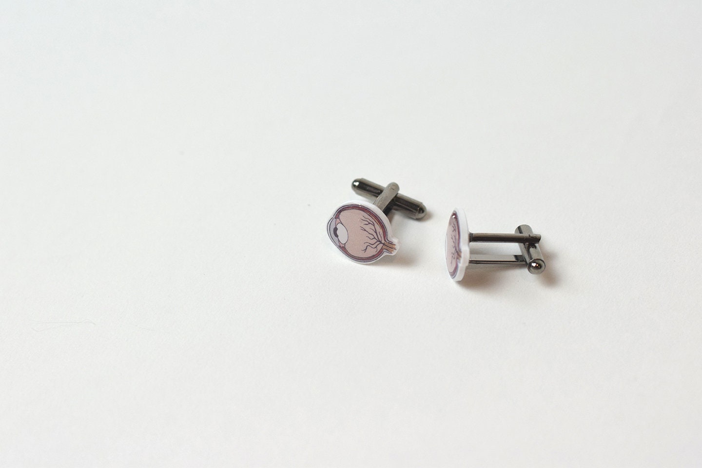 Eye anatomy Cuff Links, eye, eye anatomy jewelry, optometrist, optometry gift, Optometry Cuff links, Eye doctor, Hand made, Eye Power