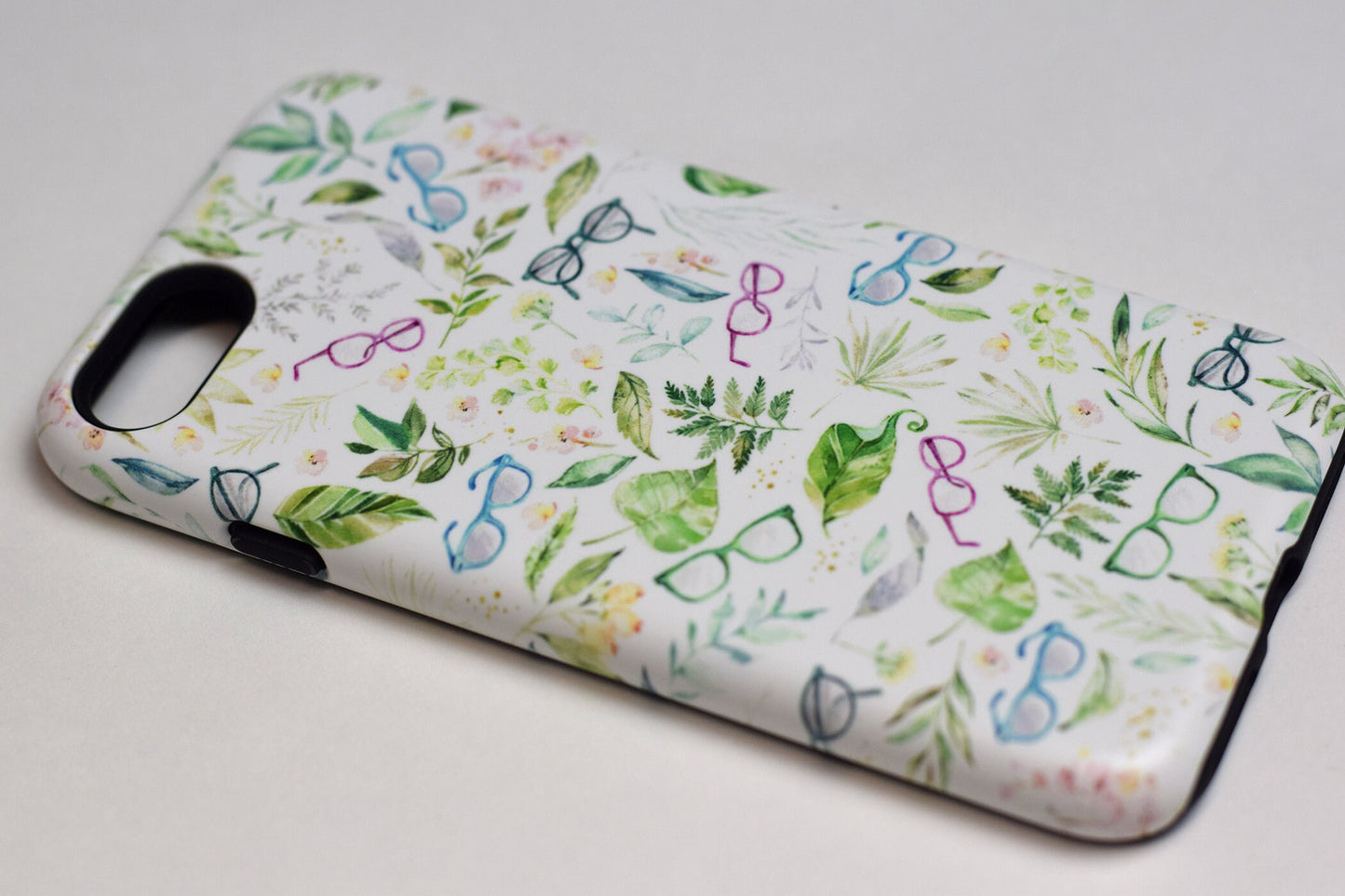 Plant and glasses Optometry phone case, glasses phone case, eye glasses phone case, optometrist, Optometry gift, OD, Glasses gift, Eye Power