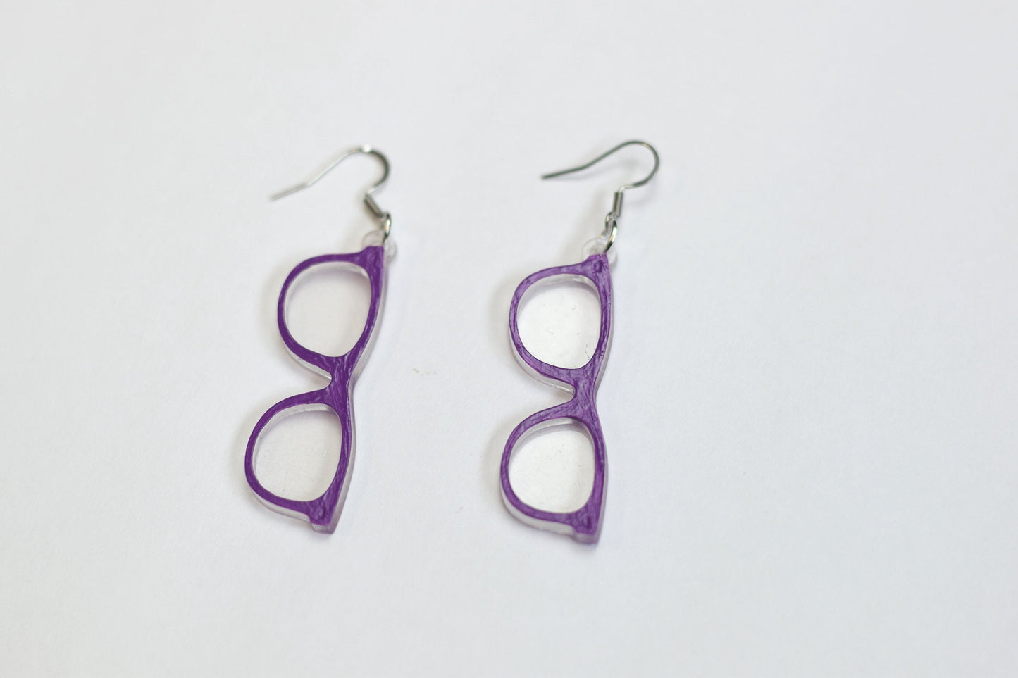 Purple Glasses earrings, Optometry Gift, Optometrist, Eye Dr Gift, Glasses, Glasses earrings, eye glasses earrings, Glasses valentine, Eye