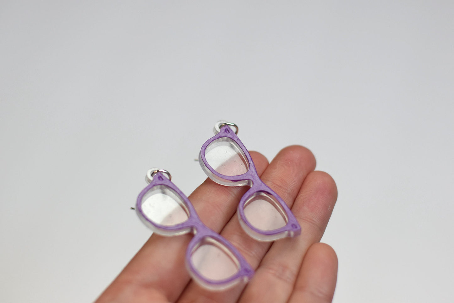 Purple Glasses earrings, Optometry Gift, Optometrist, Eye Dr Gift, Glasses, Glasses earrings, eye glasses earrings, Glasses valentine, Eye