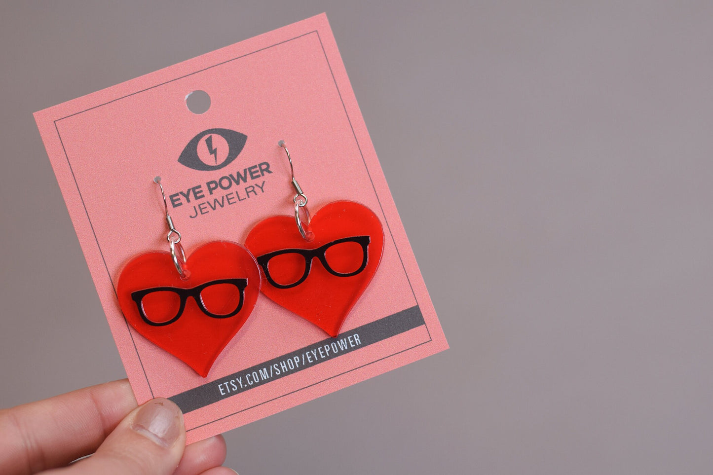 Red Heart Glasses earrings, Optometry Gift, Optometrist, Eye Dr Gift, Glasses, Glasses earrings, eye glasses earrings, glasses valentine