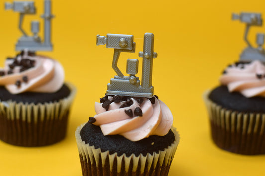 Slit Lamp Cupcake toppers, Optometry gift, Optometrist, Eye doctor, doctor cupcake topper, Optical cupcake topper,  graduation, Eye Power