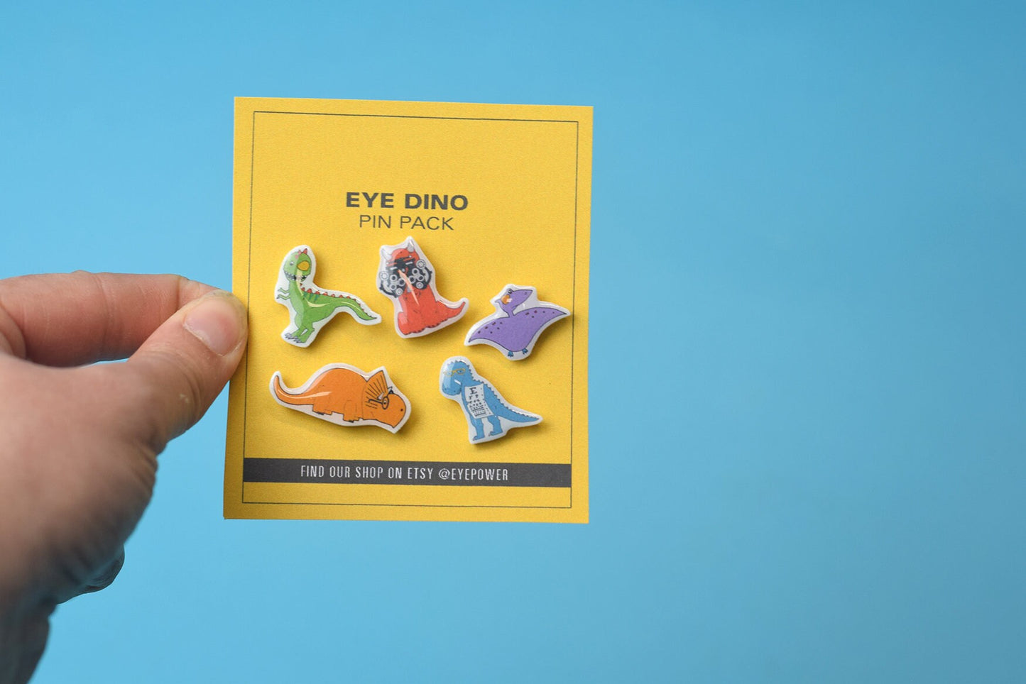 Eye doctor Dino pin set, Eye doctor Gift, Optometrist, Optometry pin, phoropter, eye patch, glasses pin, eye pin, optometry jewelry, eye