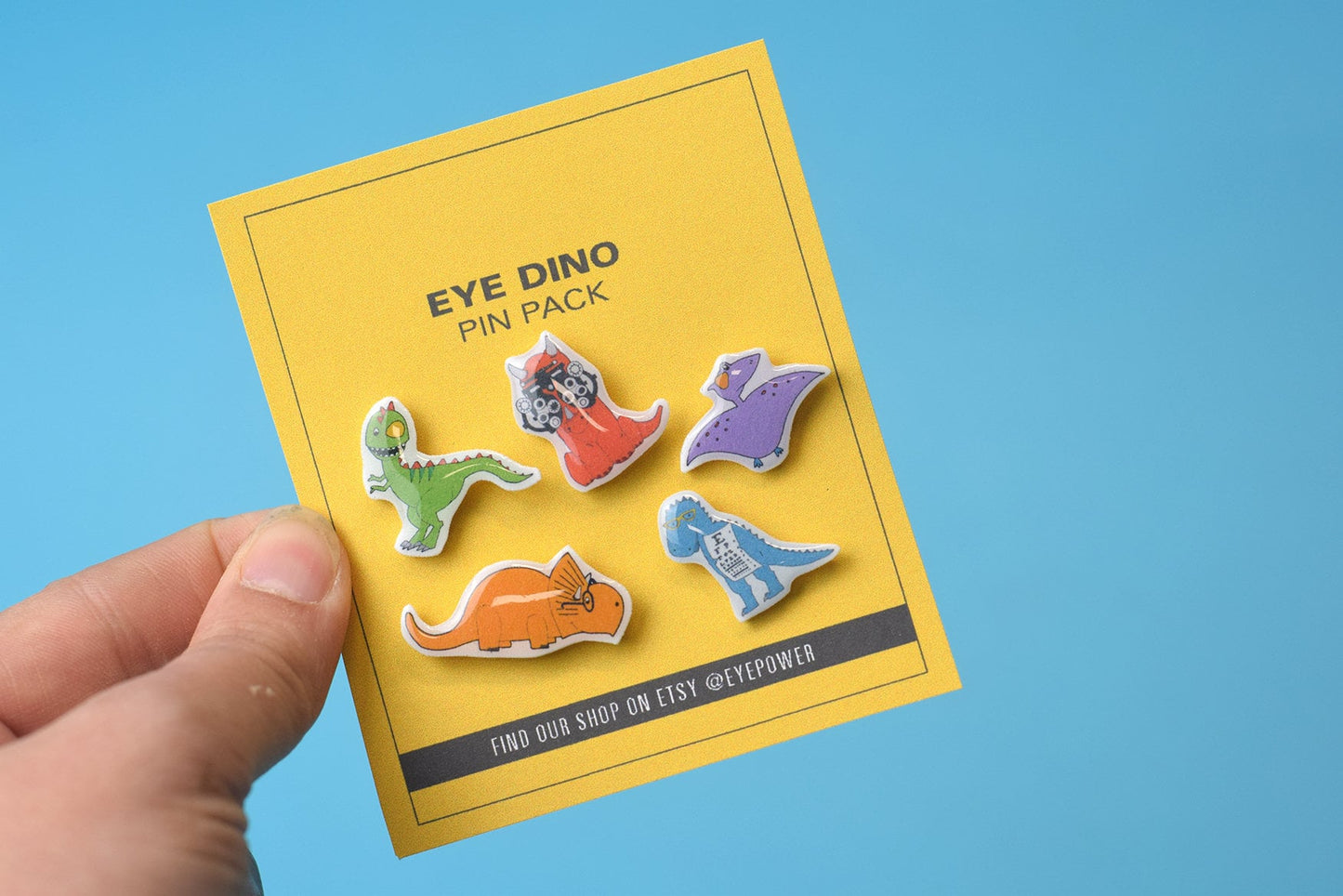 Eye doctor Dino pin set, Eye doctor Gift, Optometrist, Optometry pin, phoropter, eye patch, glasses pin, eye pin, optometry jewelry, eye