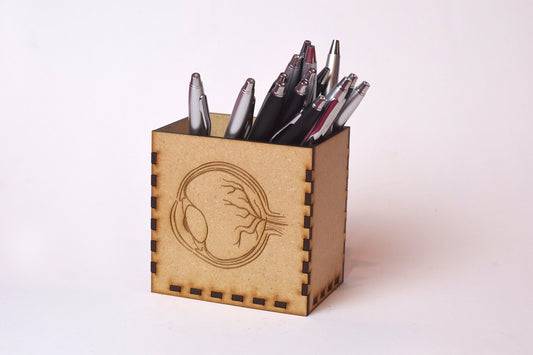 Wood eye anatomy Pen Holder, Optometry pen holder, Optometry gift, Optometrist, Eye doctor gift, eye decor, eye pen holder, eye, Eye Power