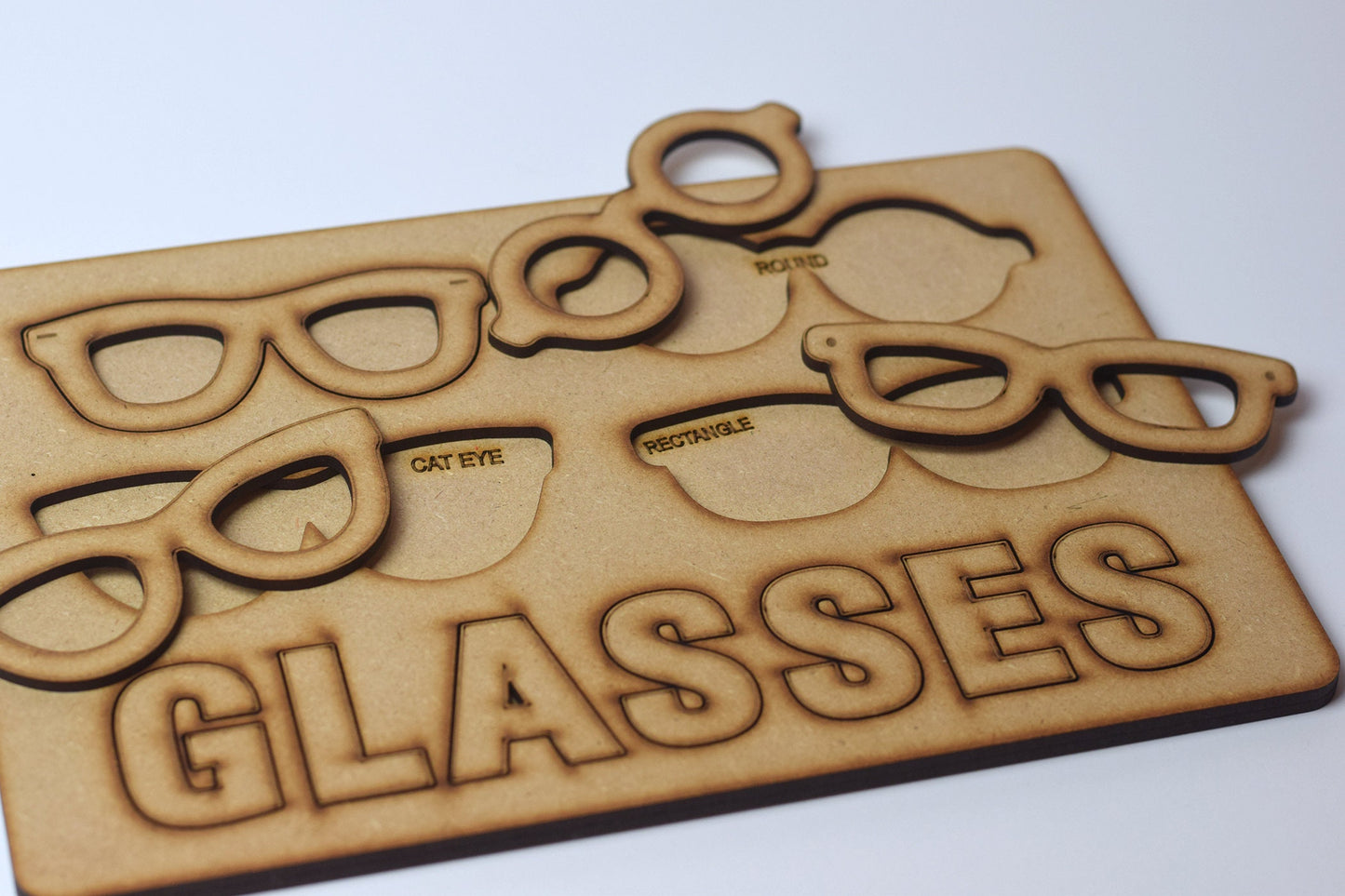 Glasses Wood Puzzle, Optometry gift, Optometrist, Eye doctor, Eye doctor toy, Optometry toy, Eye Power,  glasses gift, eye gift, Glasses toy