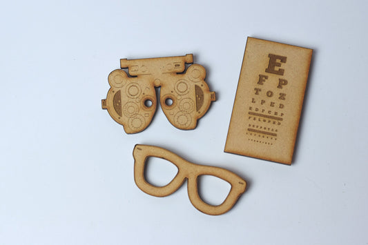 Eye Doctor magnet set of 3, Optometry gift, Optometrist, Eye doctor, Eye doctor ornaments, Optometry gift, phoropter gift, eye gift