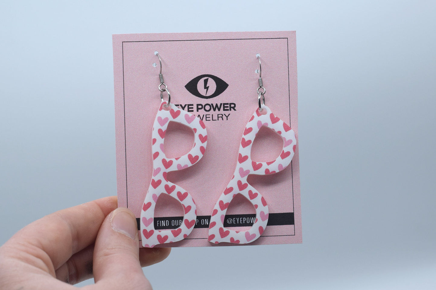 Heart Glasses earrings, Optometry Gift, Optometrist, Eye Dr Gift, Glasses, Glasses earrings, eye glasses earrings, Glasses valentine, Eye