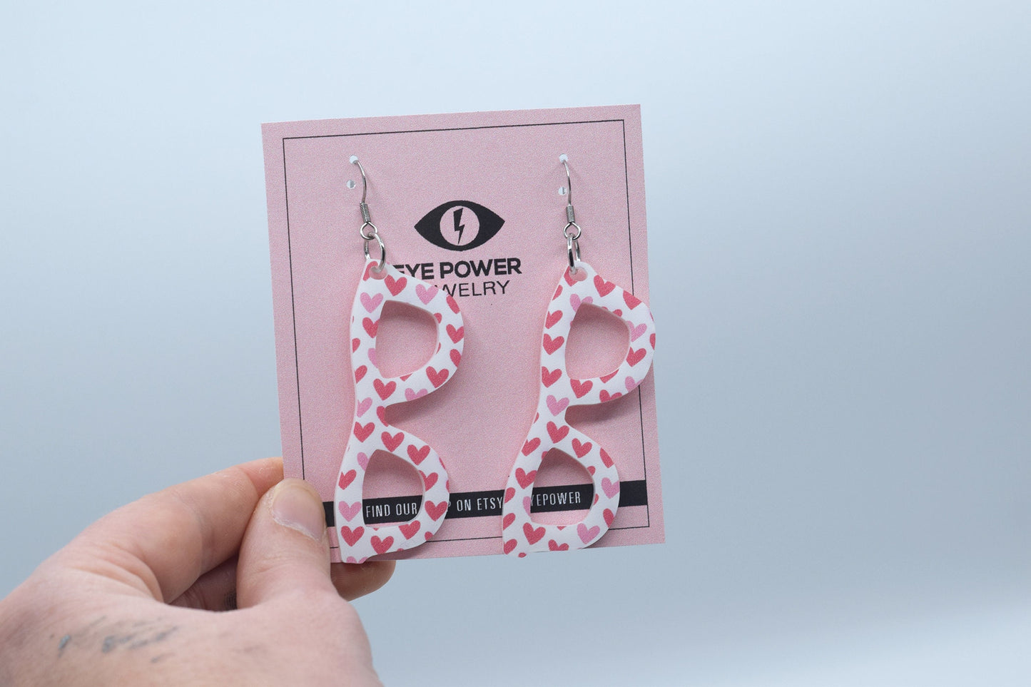 Heart Glasses earrings, Optometry Gift, Optometrist, Eye Dr Gift, Glasses, Glasses earrings, eye glasses earrings, Glasses valentine, Eye