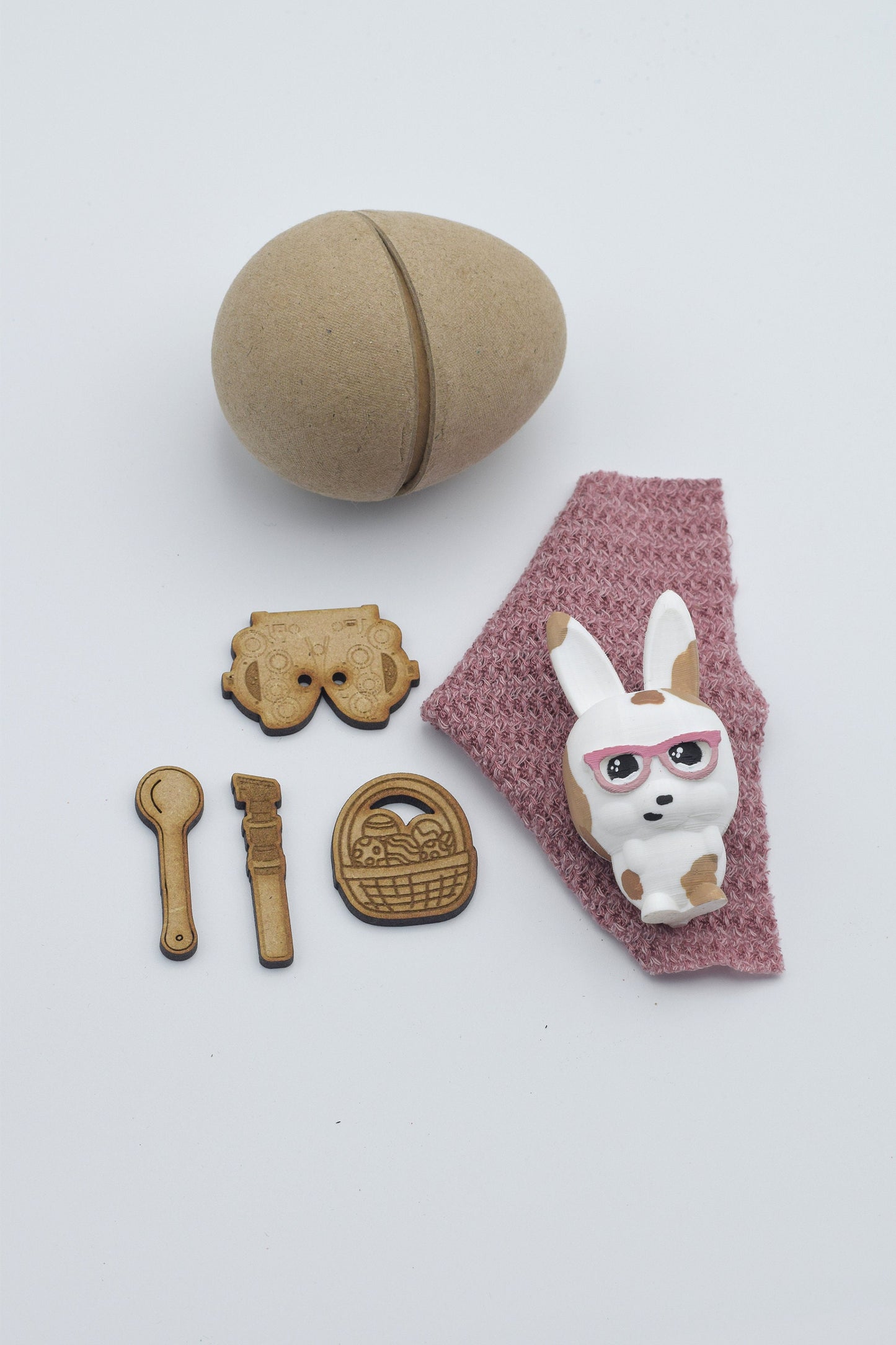 Glasses Easter Bunny egg, Stuffed Easter egg, Optometry Gift, glasses gift, Optometrist, Kids eye glasses bunny, glasses bunny eye power