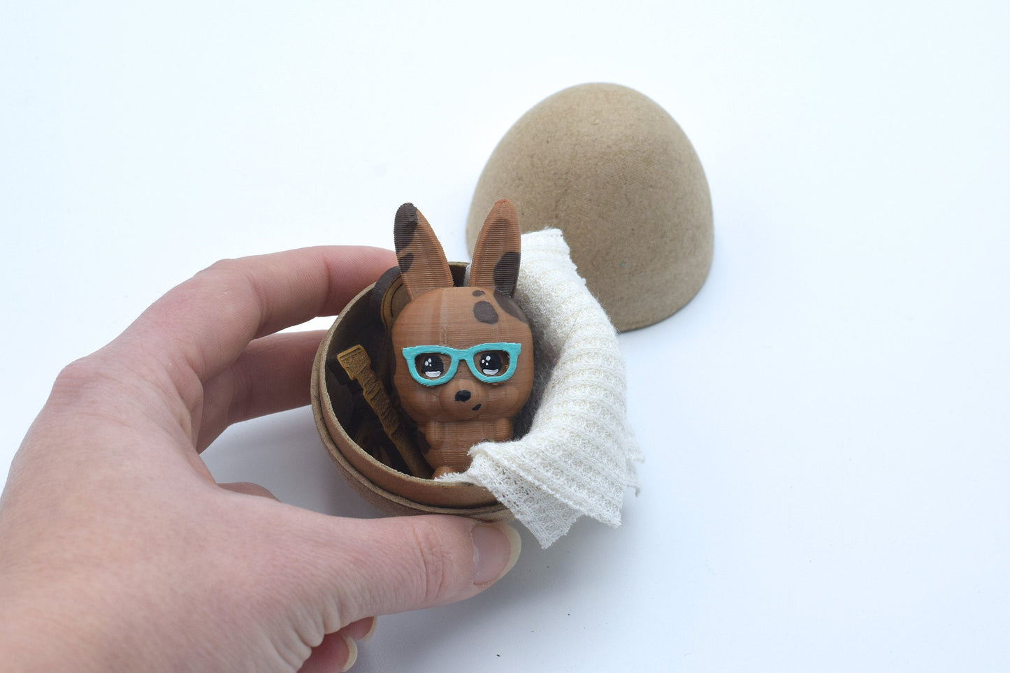 Glasses Easter Bunny egg, Stuffed Easter egg, Optometry Gift, glasses gift, Optometrist, Kids eye glasses bunny, glasses bunny eye power